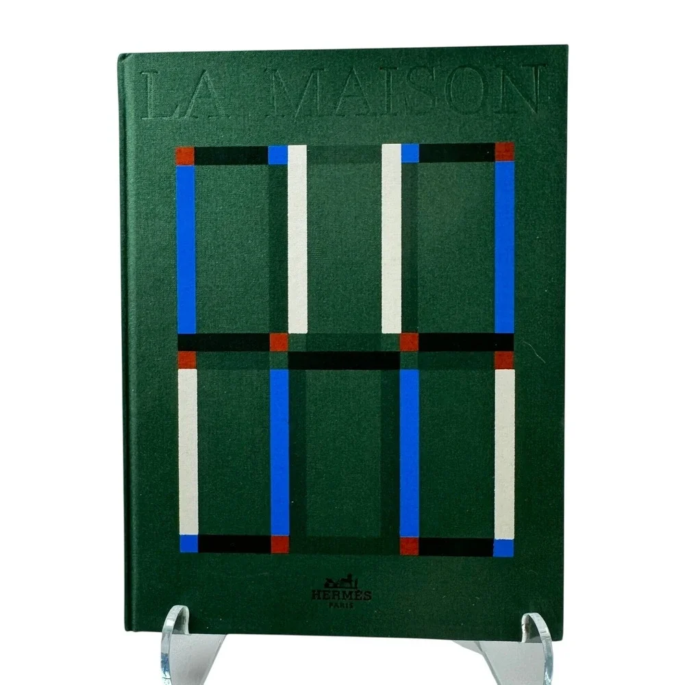 Hermes La Maison Paris 2024 Hardcover Book Green Cloth Interior Design Luxury